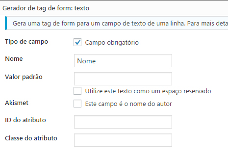 Como criar um formulário com o Contact form 7 